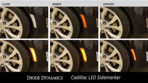 Cadillac CTS Side Marker Light Assembly - Diode Dynamics - LED Sidemarkers - Clear - `14-`19